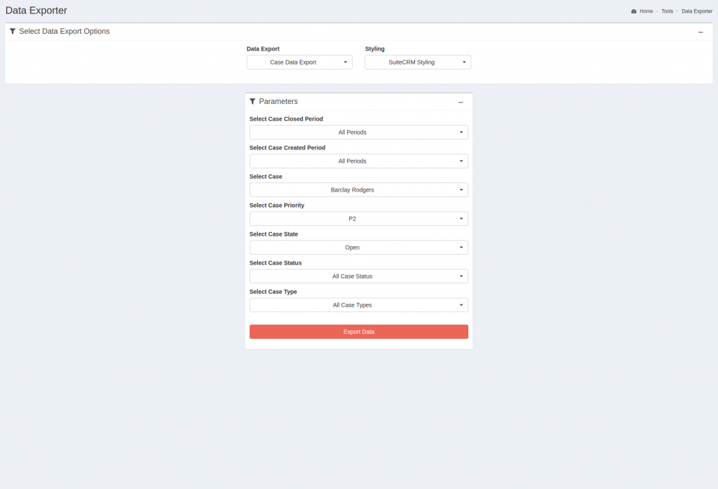 Data Exporter Tool